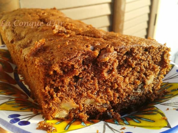 Cake moelleux à la banane et chocolat