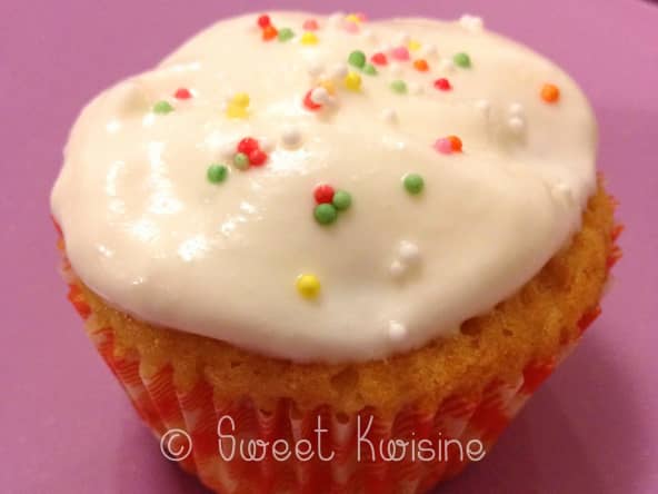 Les cupcakes à la Chantilly à la vanille