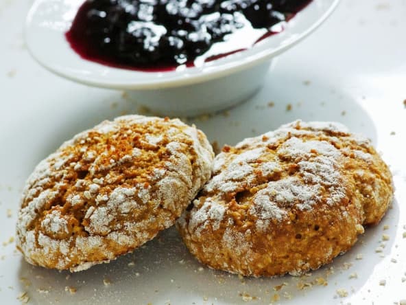 Biscuits moelleux avoine coco