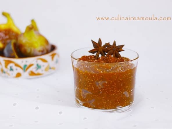 Compote de figues fraîches aux épices (badiane, cannelle...)