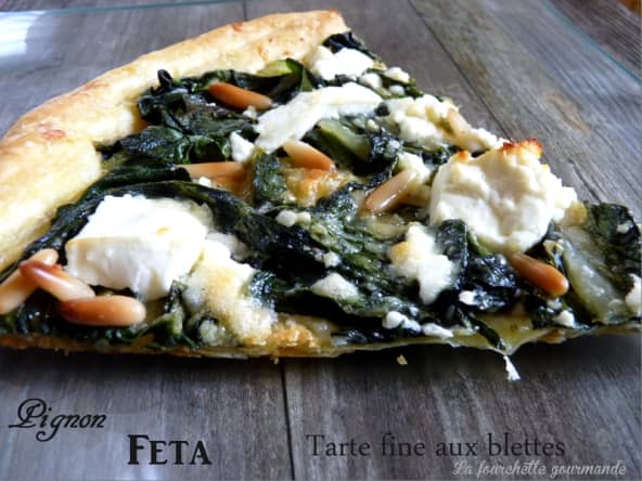 Tarte fine blettes feta