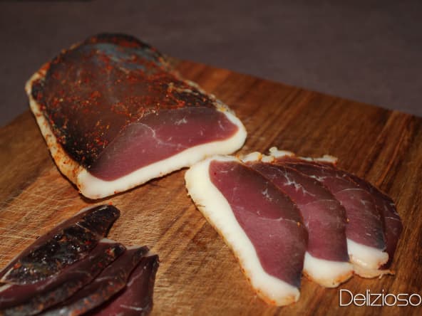 Magret de canard séché au piment d'espelette