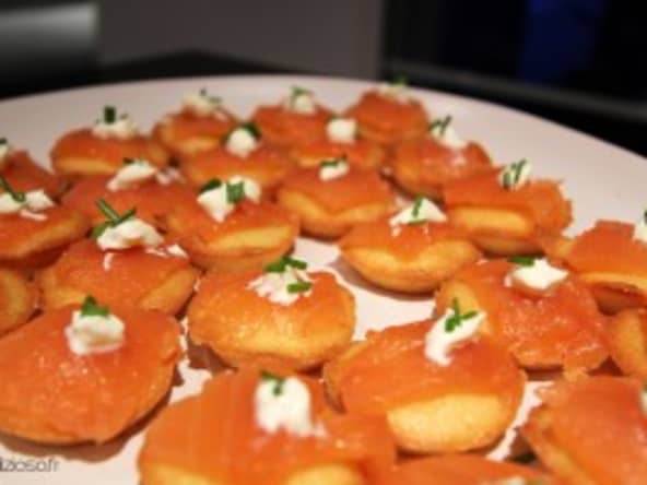 Financiers au saumon