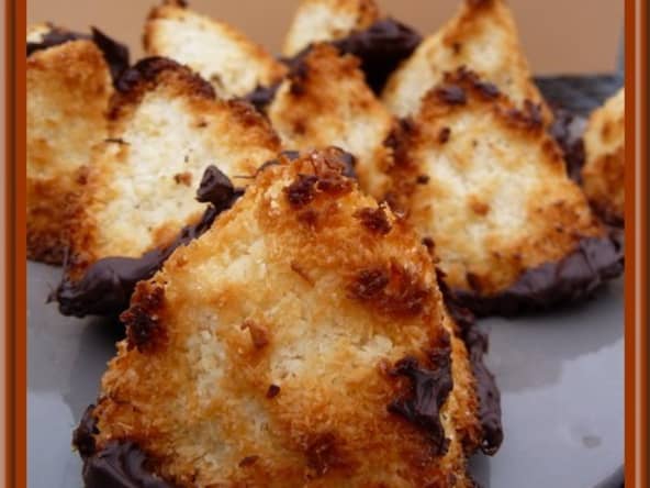 Rochers vanille-coco au chocolat