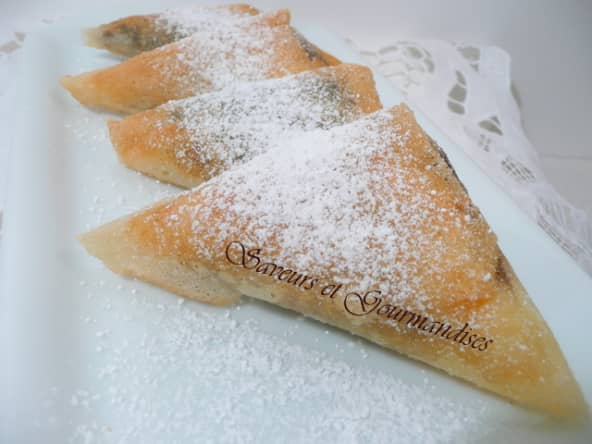 Samossas au confit d'oignons et fromage