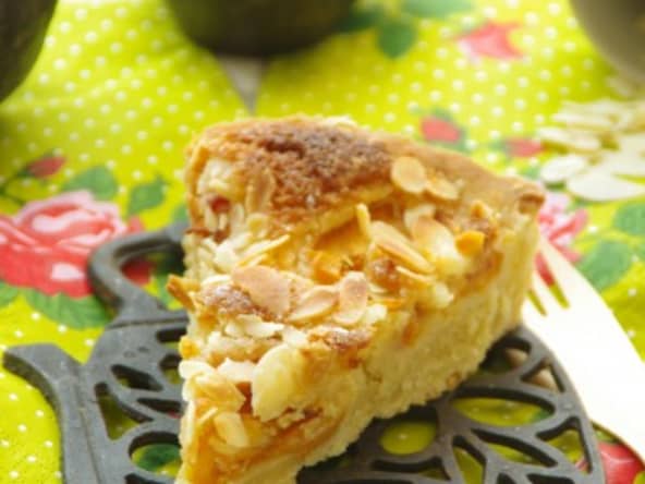 Bakewell tart aux abricots
