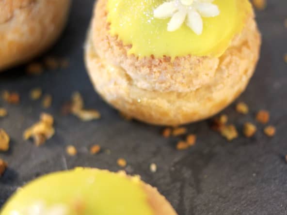 Choux à la pistache