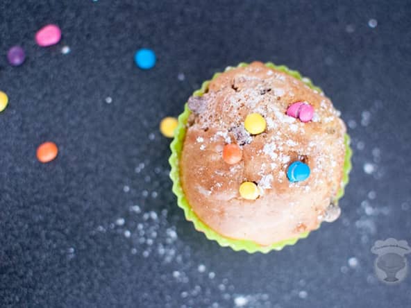 Muffins au yaourt et aux Smarties