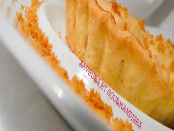 Tarte à la mousse de spéculoos et citrons.