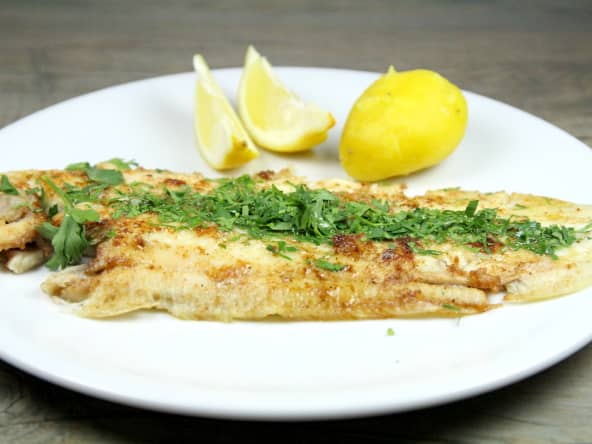 Sole meunière beurre citron persil
