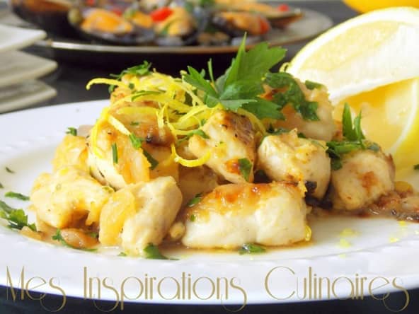 Poulet au citron et a l'ail