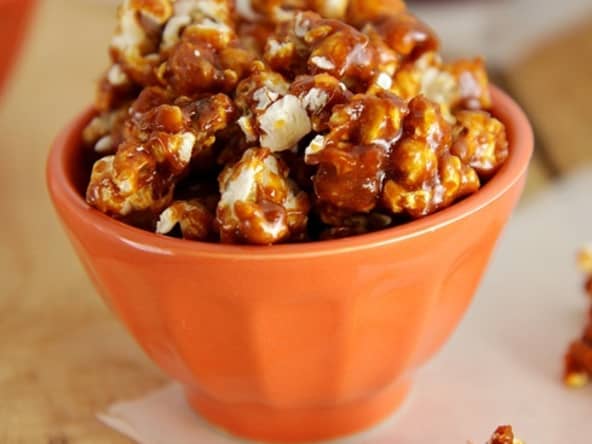 Pop corn au caramel