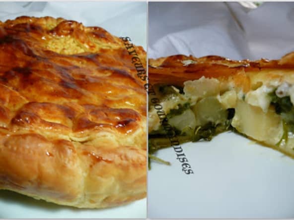 Tourte pommes de terre gorgonzola