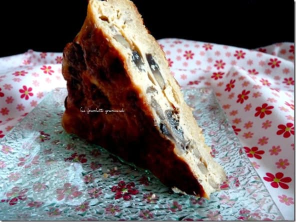 Quiche aux champignons, croûte de quinoa