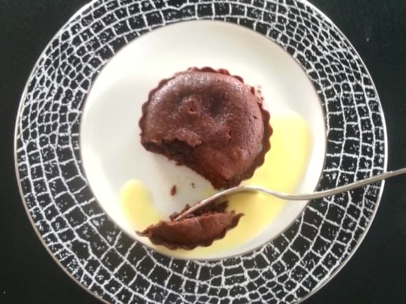 Fondant fondu de cacao