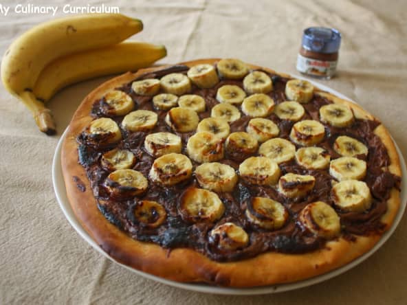 Tarte bananes Nutella