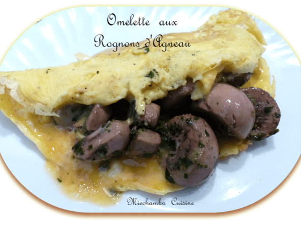 Petites omelettes aux rognons d’agneau