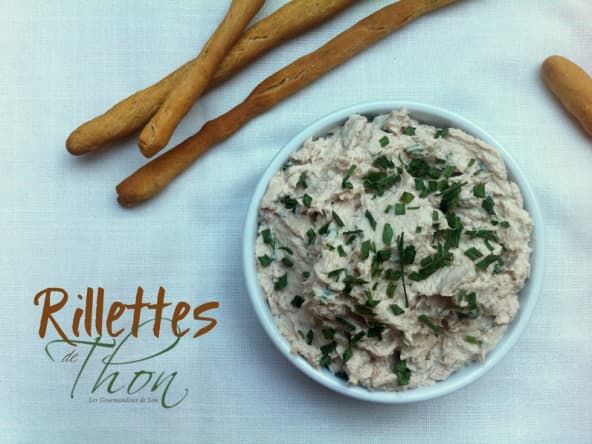 Rillettes de thon à la ciboulette
