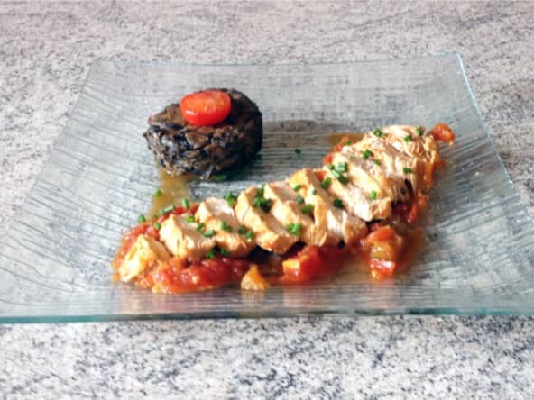 Filets de poulet aux légumes du soleil