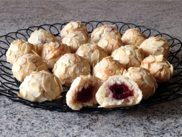 Biscuits siciliens amande griotte avec ou sans alcool