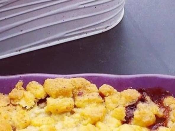 Crumble Poire chocolat