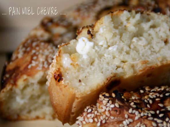 Pain chèvre miel
