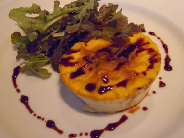 Flan salé à la courge parfum vanille