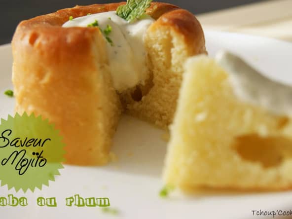Baba au rhum saveur Mojito