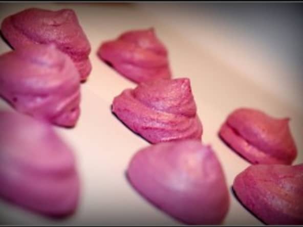 Meringues à la violette