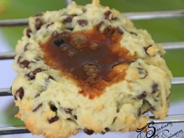 Cookies Pépites de Chocolat Noir et Caramel Salé