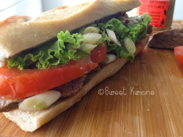 Le Sandwich au steak du lundi