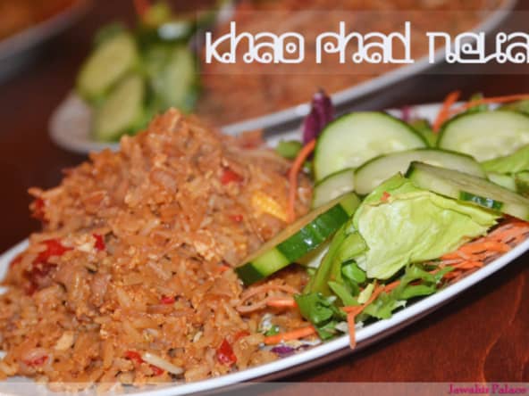 Khao Phad neua