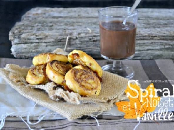 Spirale feuilleté noisette tonka et rapadura de Jamie Oliver