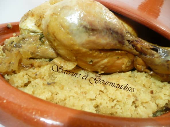 Poulet aux graines de galette.