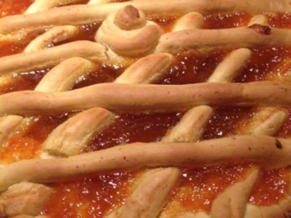 Tarte à la confiture d'abricots maison