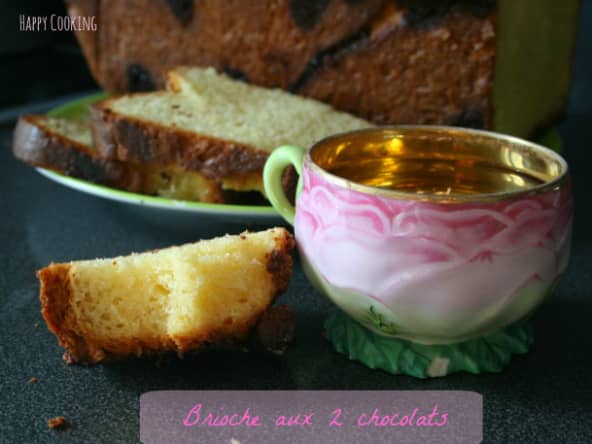 Brioche tressée au chocolat