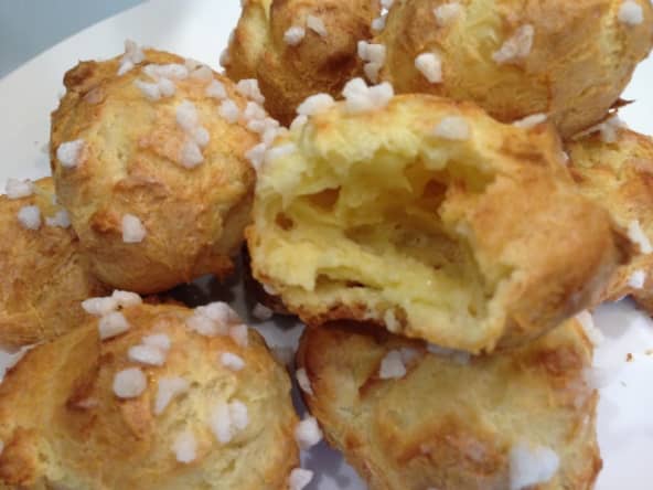 Chouquettes au sucre