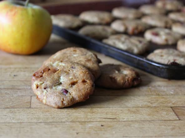 Cookies bretons : sarrasin, caramel et pomme