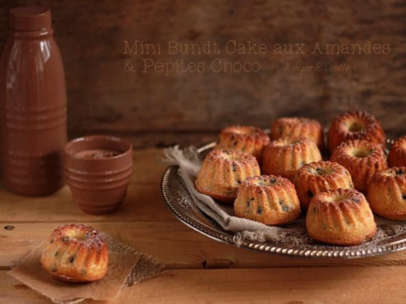 Mini Bundt Cake Amandes et Pépites de Chocolat