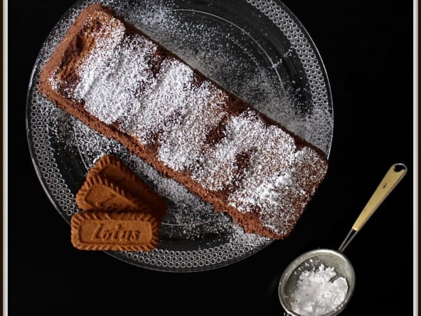 Entremets mousse au chocolat et spéculoos