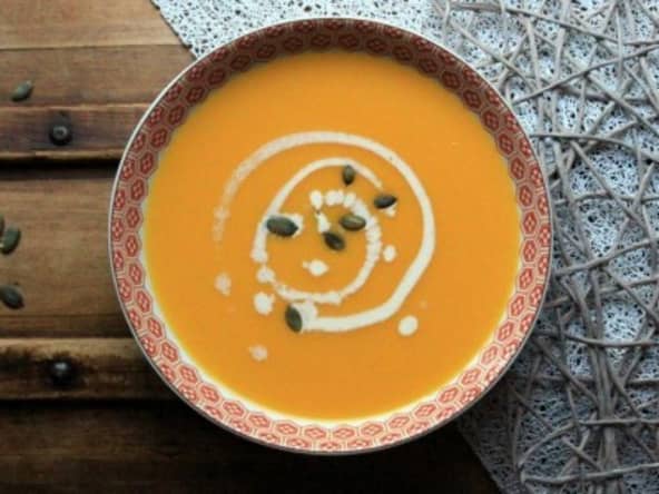 Velouté de butternut et kiri