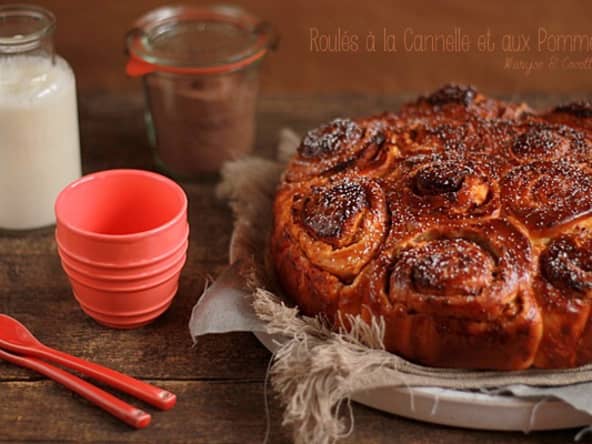 Roulés à la cannelle et aux pommes