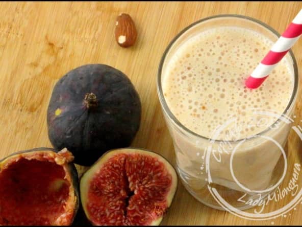 Smoothie aux figues et lait d'amandes