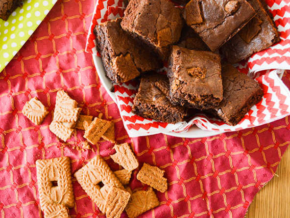 Brownie au chocolat et speculoos