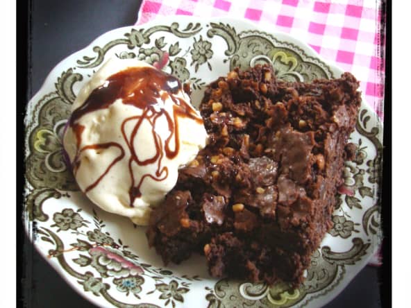 Brownies aux éclats de nougatine