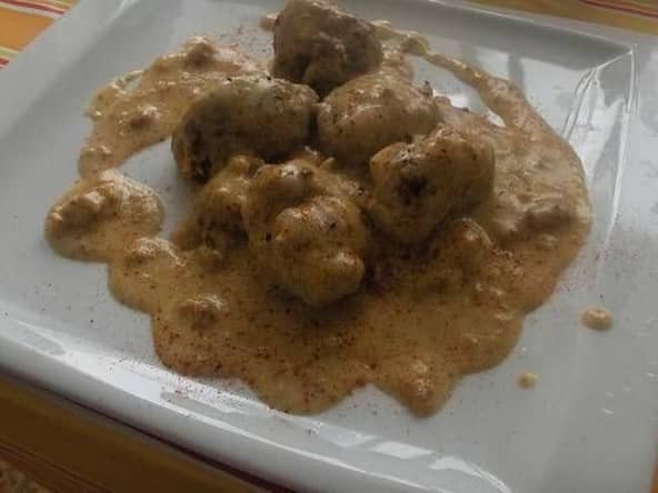 Topinambours sauce poulette