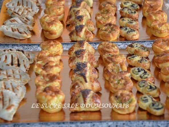 Plateau de petits fours salés