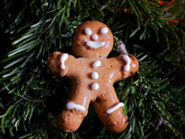 Mannele : un petit bonhomme et biscuits en pain d'épices, de la Saint-Nicolas