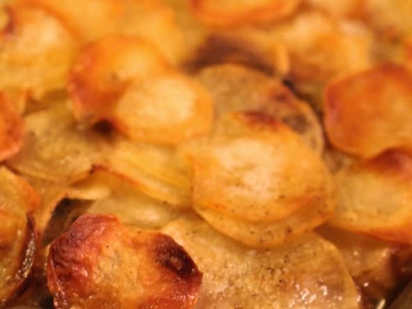 Cotes d'agneau au four à la landaise