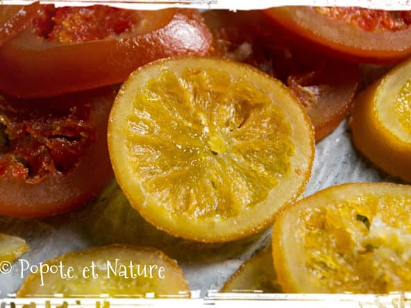Oranges et pamplemousses confits
